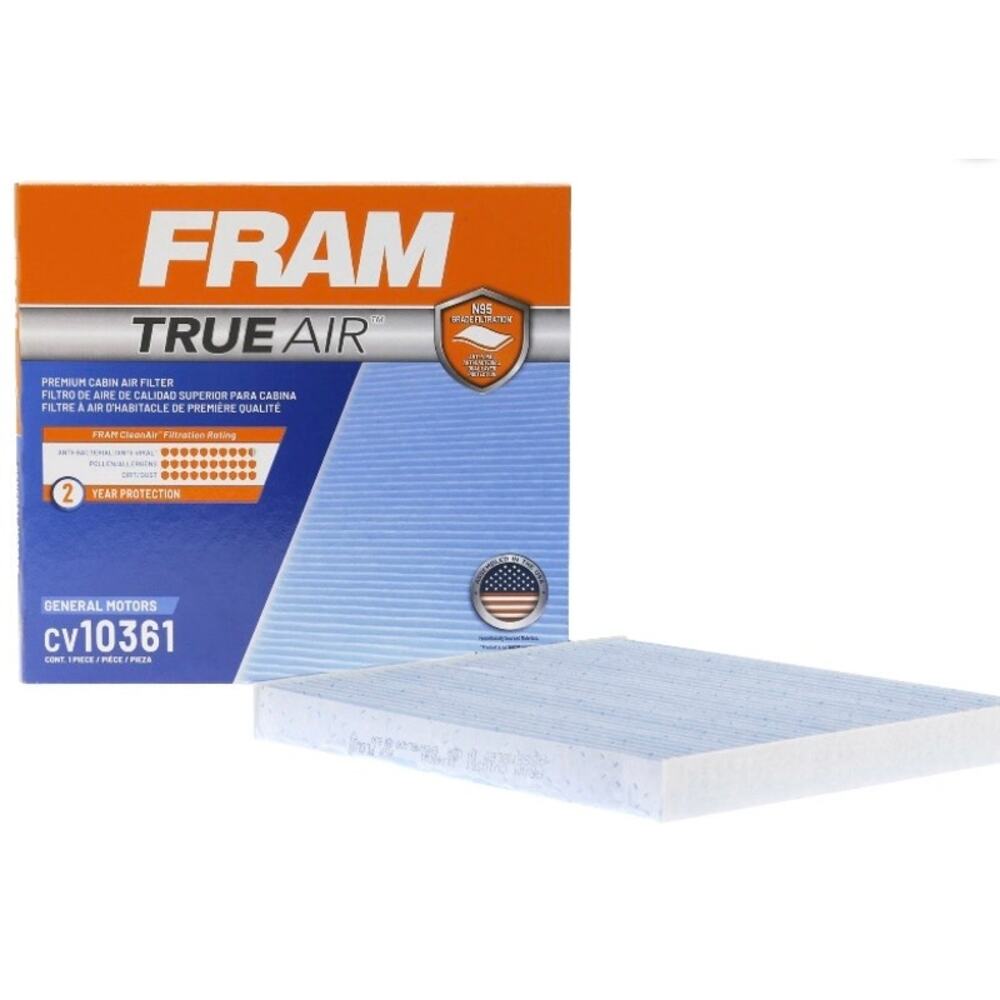 FRAM CV10361 TrueAir Premium Cabin Air Filter with N95 Grade Media Filter